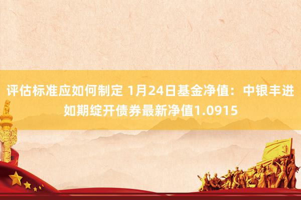 评估标准应如何制定 1月24日基金净值：中银丰进如期绽开债券最新净值1.0915